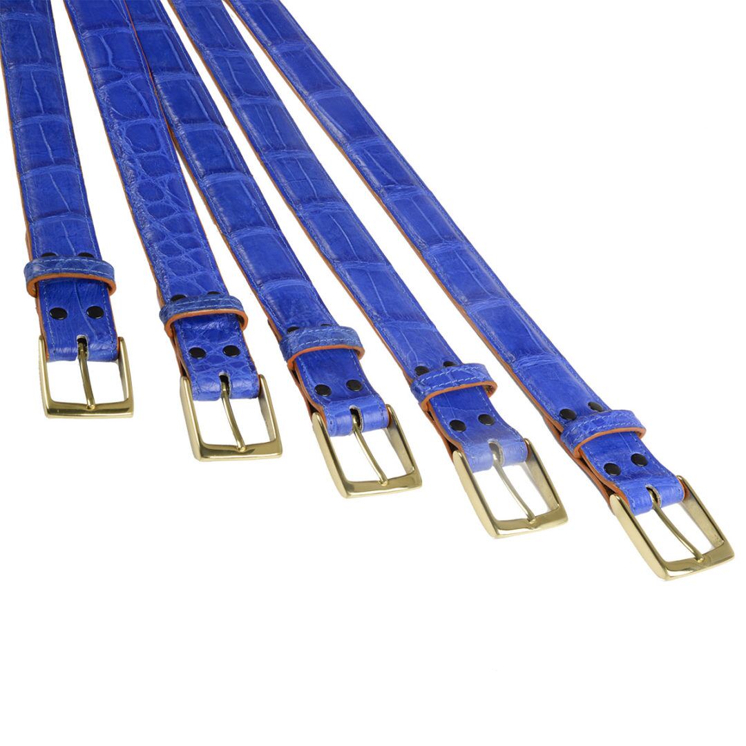 Alligator Belt in Gainesville Blue - Image 4