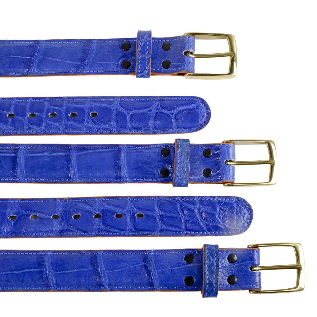 Alligator Belt in Gainesville Blue - Image 3