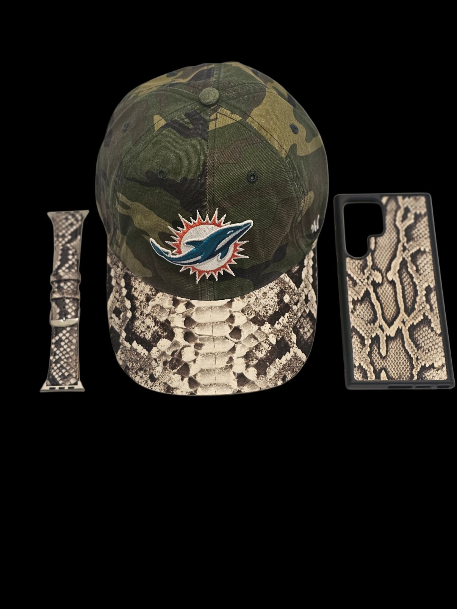 New Era Python Embellished 9FIFTY SNAPBACK Miami Camo 33056 - Image 3