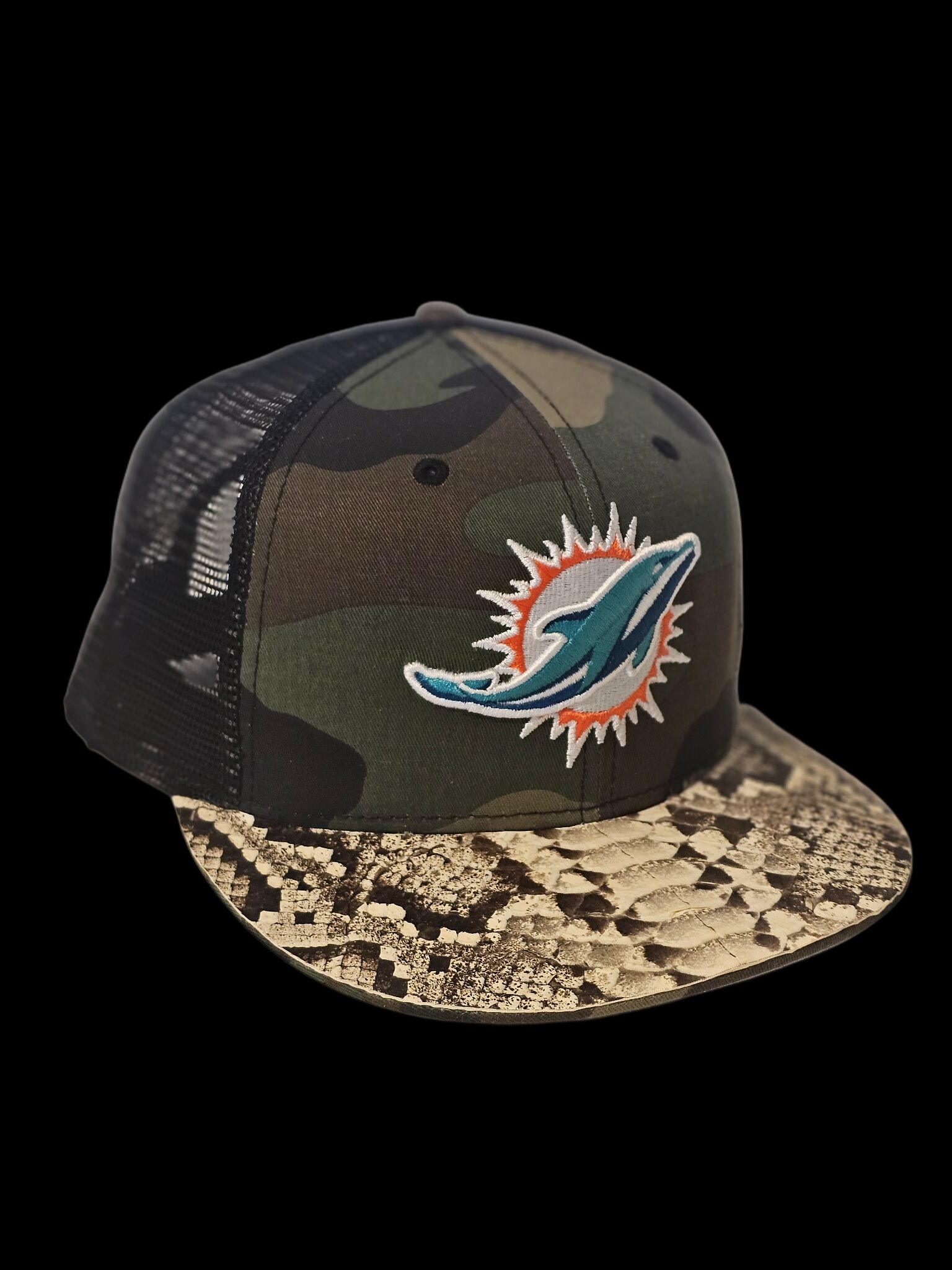New Era Python Embellished 9FIFTY SNAPBACK Miami Camo 33056 - Image 5