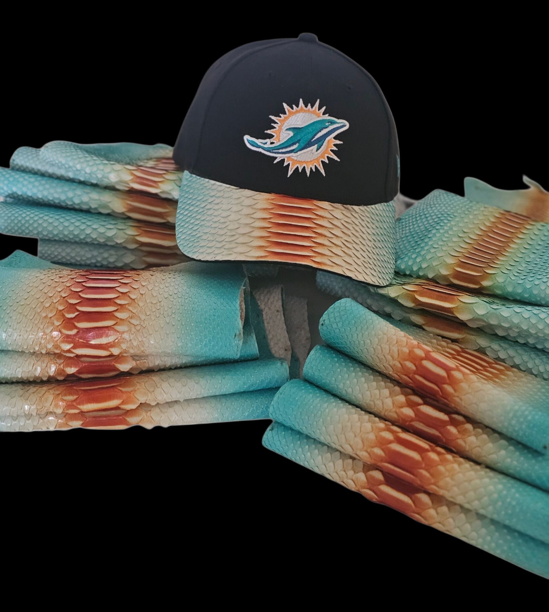 New Era Python Black Embellished Miami Camo 33056 - Image 8