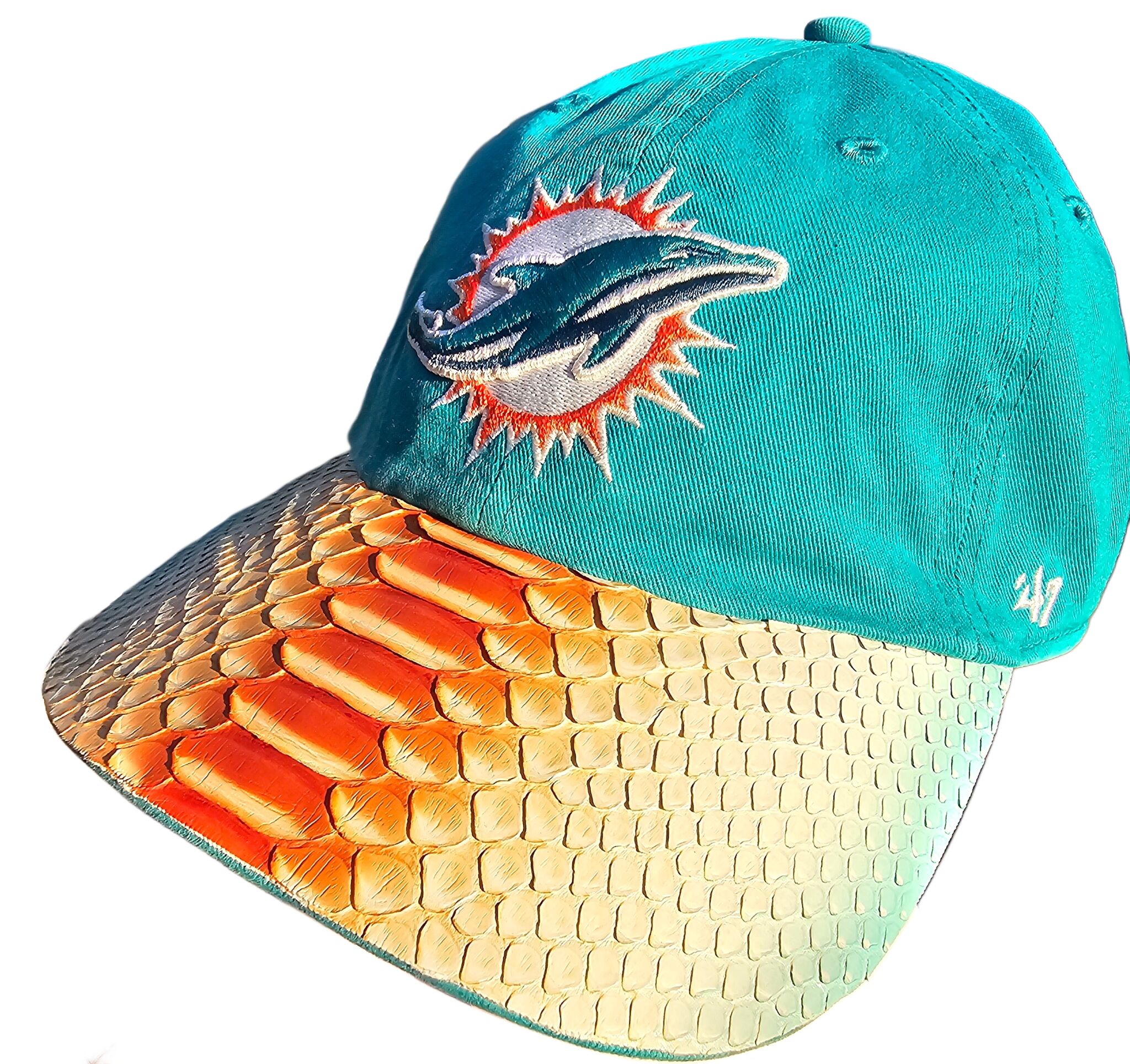 '47 Python CLEAN UP ADJUSTABLE Cap / Aqua - Image 6
