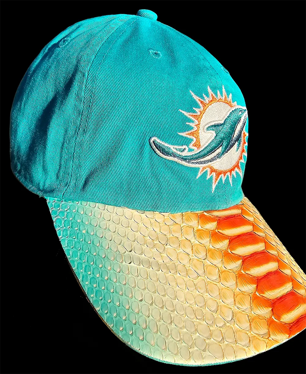 '47 Python CLEAN UP ADJUSTABLE Cap / Aqua - Image 9
