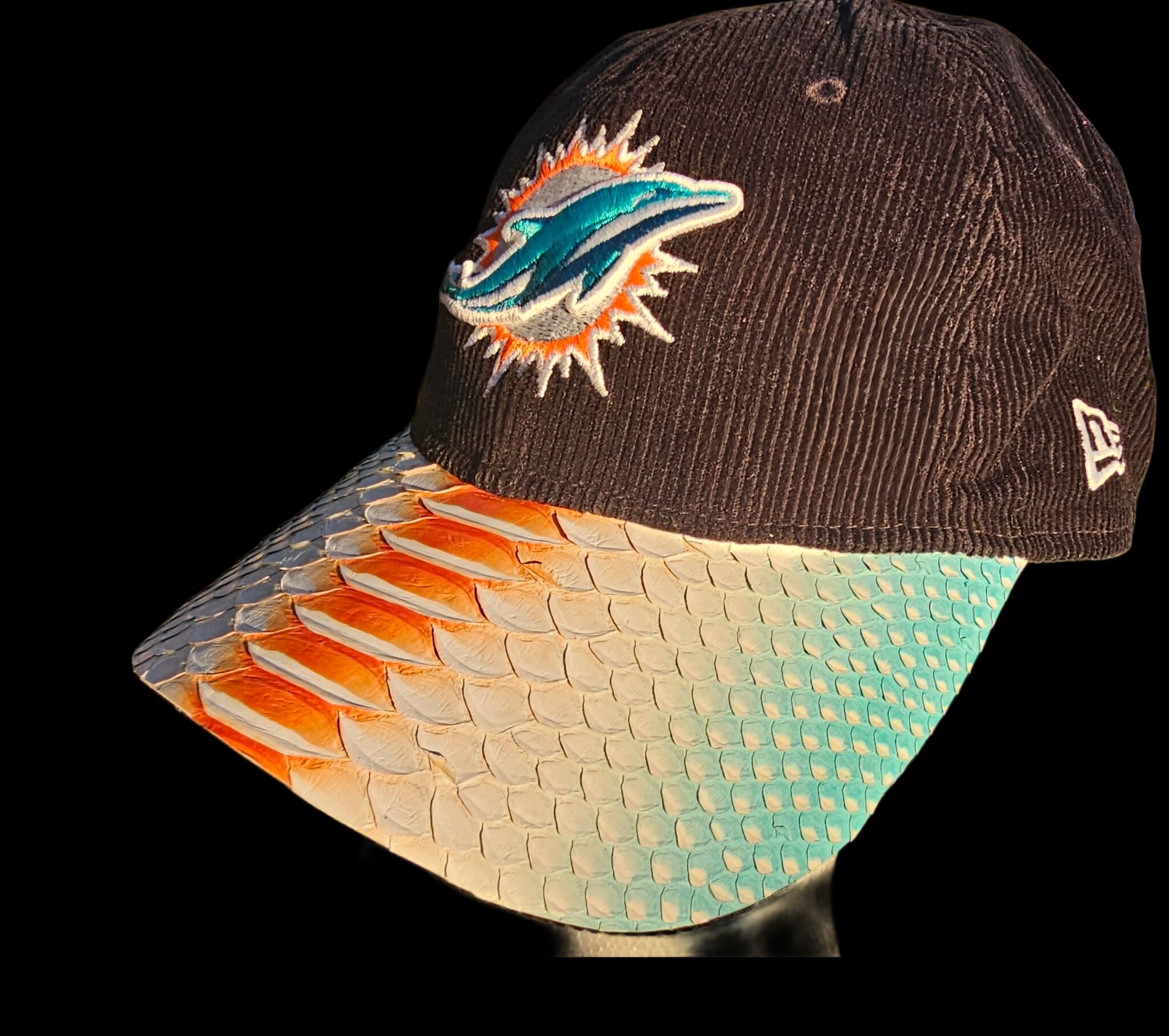 New Era Python 9TWENTY ADJUSTABLE Black Embellished Miami Camo 33056 - Image 3