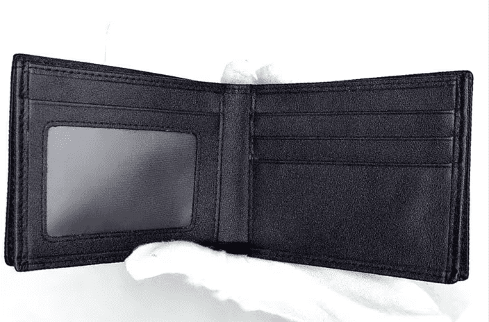 Slim Crocodile Leather Card Wallet – Unisex Bifold Style - Image 2