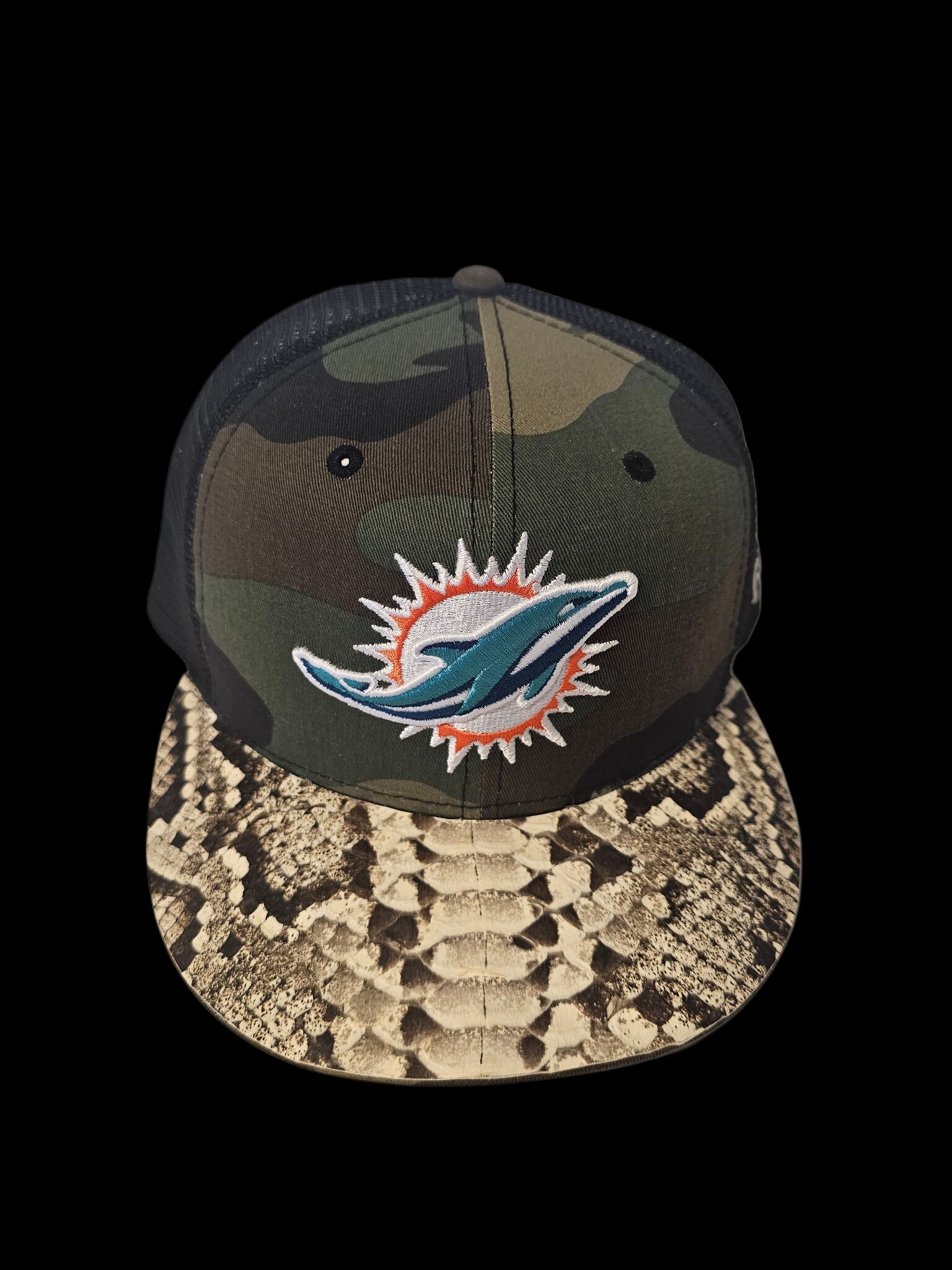 New Era Python Embellished 9FIFTY SNAPBACK Miami Camo 33056 - Image 2