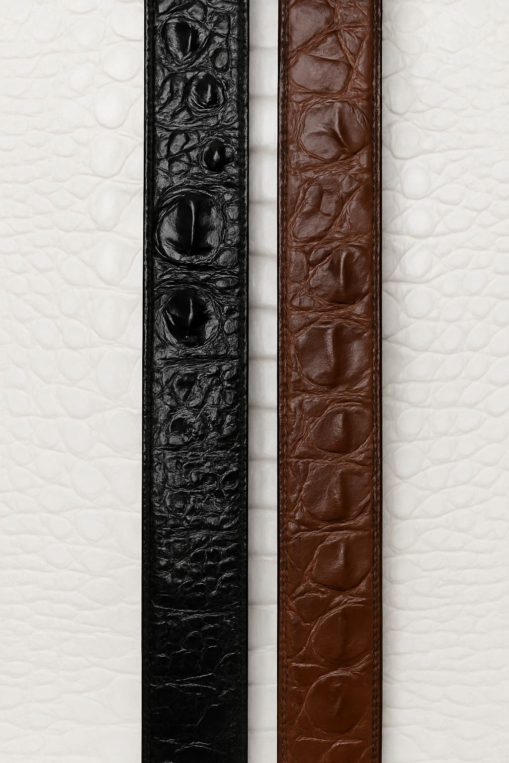 Crocodile Leather Belt Strap – Customizable Men’s Fashion Belt