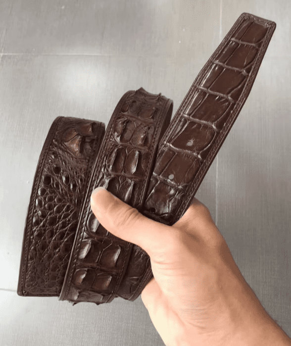 Crocodile Leather Belt Strap – Customizable Men’s Fashion Belt - Image 7