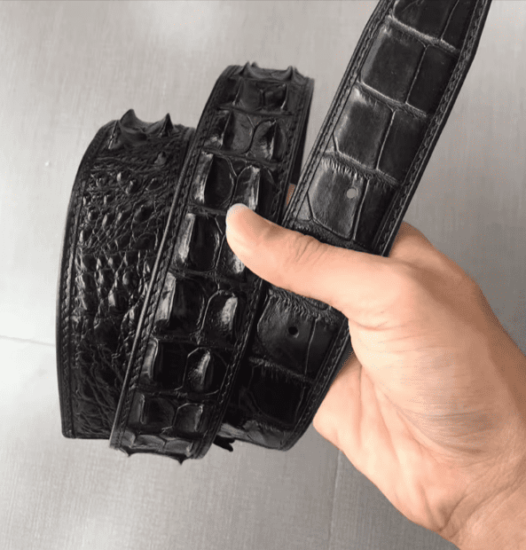 Crocodile Leather Belt Strap – Customizable Men’s Fashion Belt - Image 8