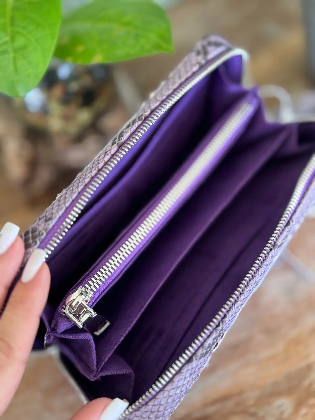Authentic Python Wallet - Pastel Purple - Image 3