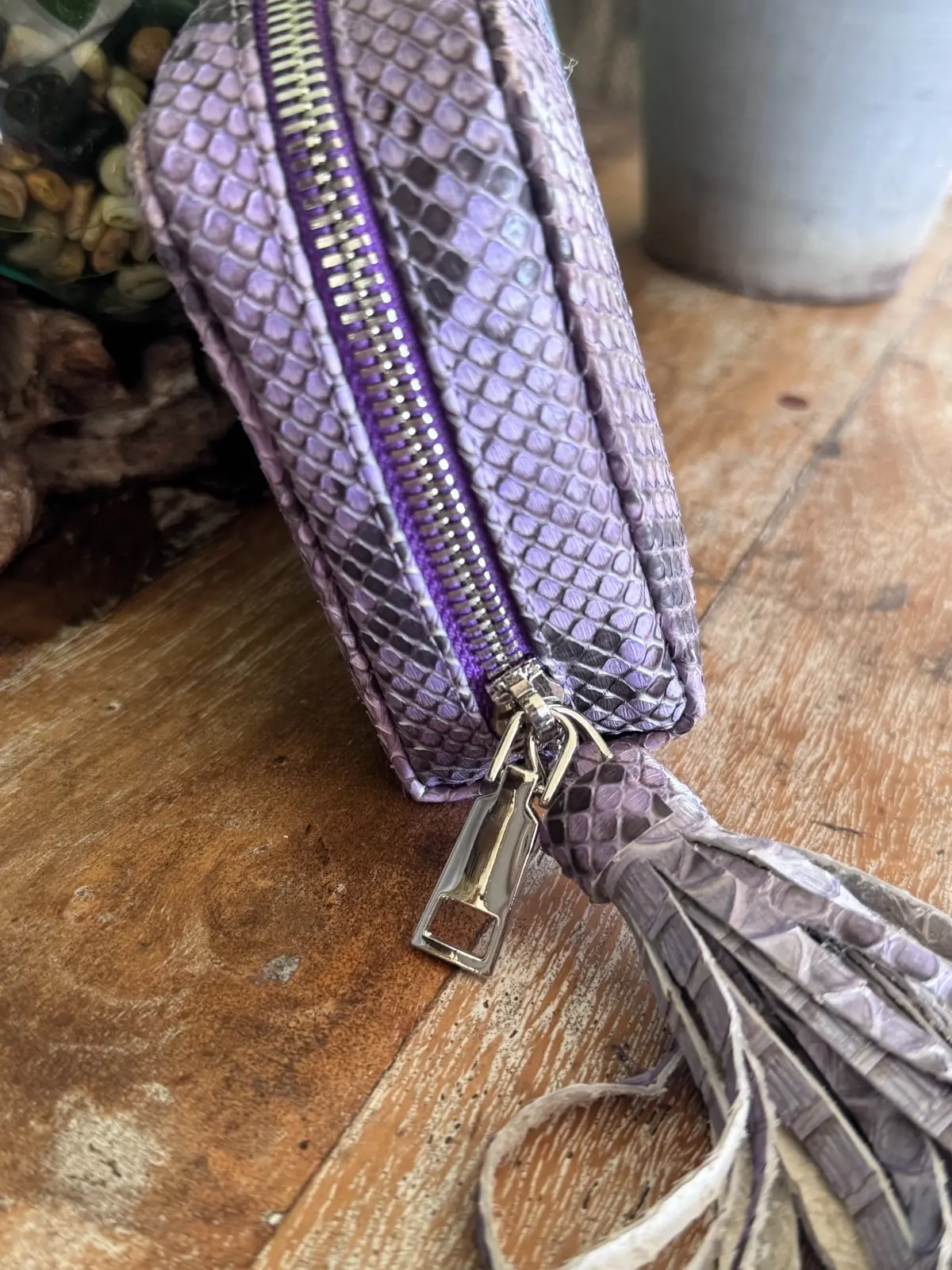 Authentic Python Wallet - Pastel Purple